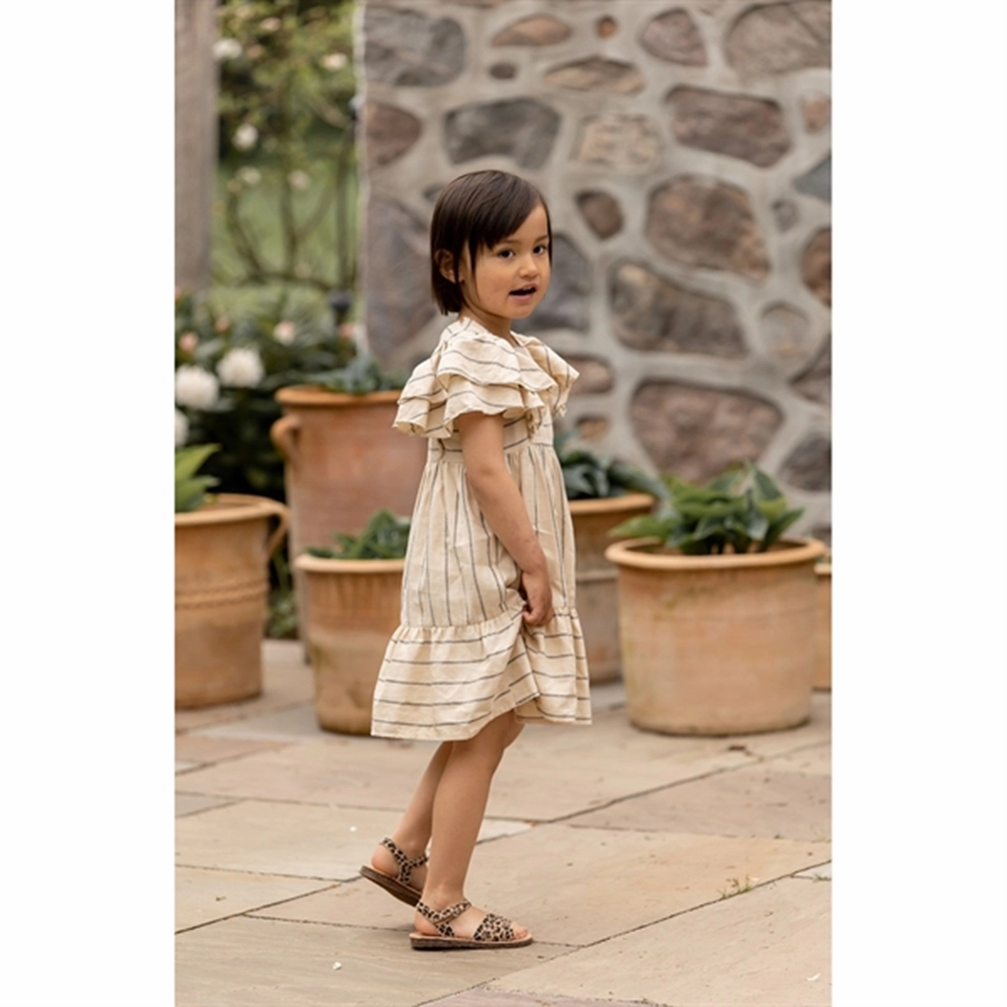 Fliink Sandshell Magnet Stripe Vira Dress Comfortable Cut