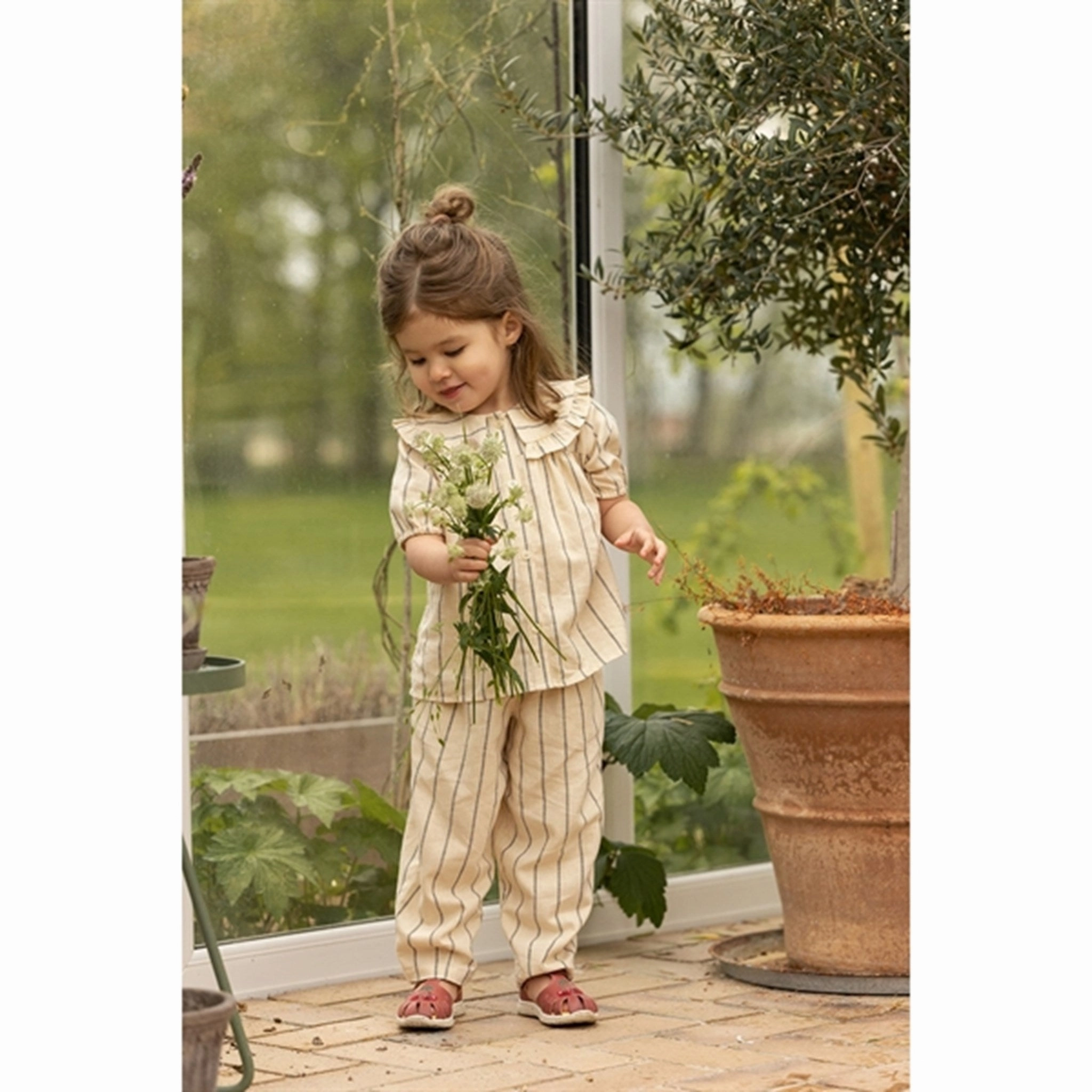 Geometric Pattern Monochrome Palette Fliink Sandshell Magnet Stripe Vira Shirt Blouse