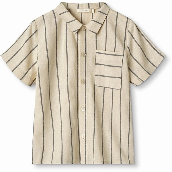 Easy Styling Fliink Sandshell Magnet Stripe Vira Shirt