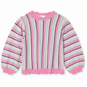 Abrasion Resistant Edges Youth fashion Fliink Sandshell Multi Bowie Stripe Blouse