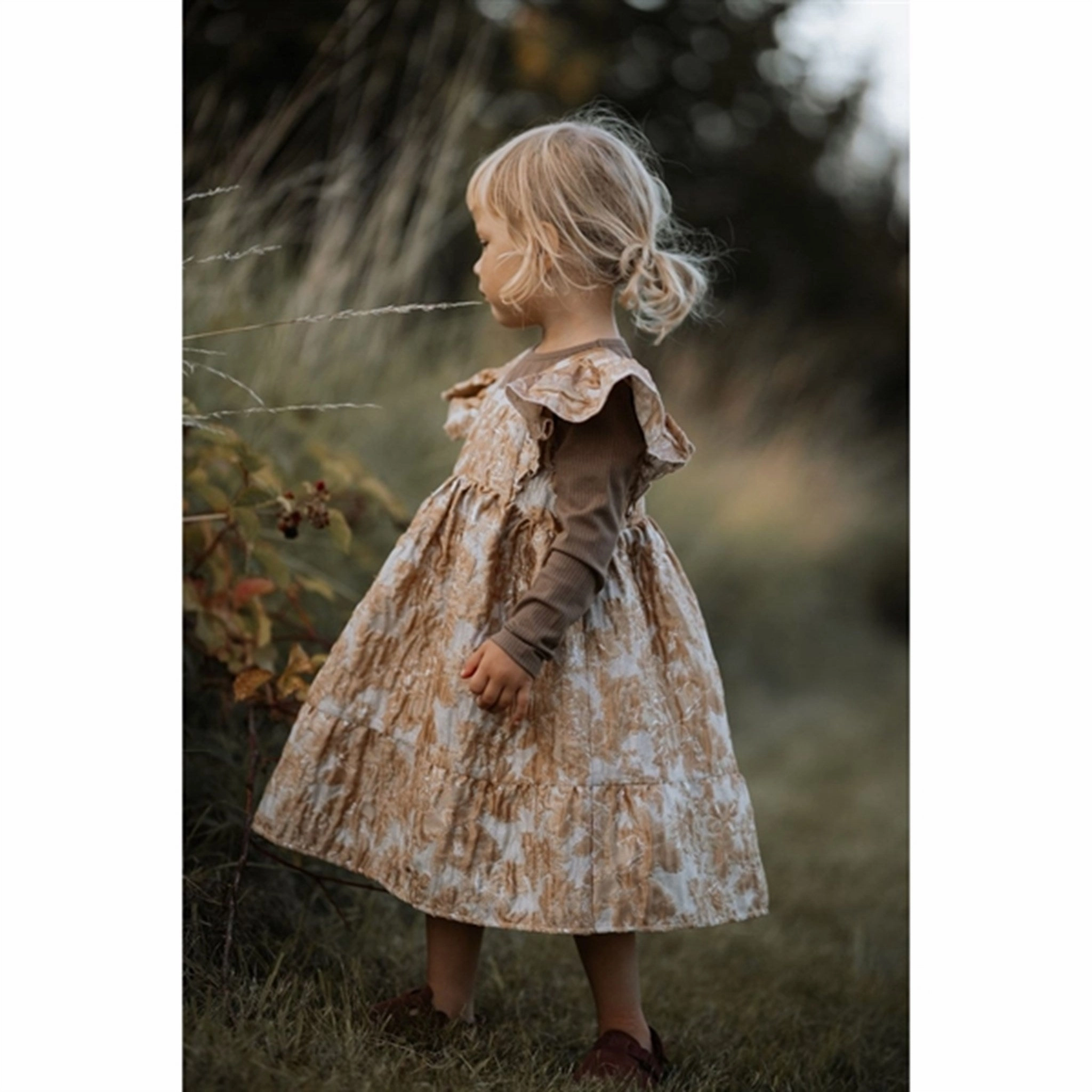 Trendy Fit Sunset Scene Fliink Sandshell Schimmer Schimmer Dress