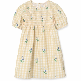 Relax Draping Fliink Sunlight Flower Aop Agnes Flower Dress