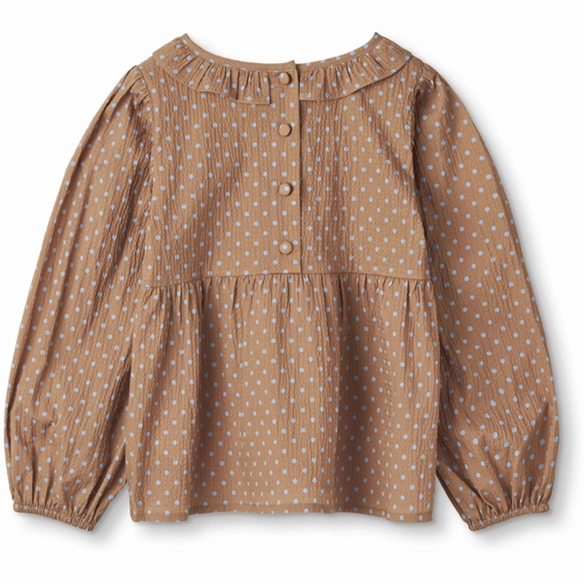 Fliink Tigers Eye Dot Aop Toto Blouse wrinkle free Outerwear Companion