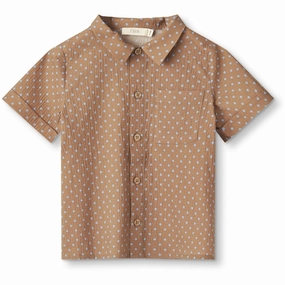 Fliink Tigers Eye Dot Aop Toto Shirt Durable Stitching Cocktail Event