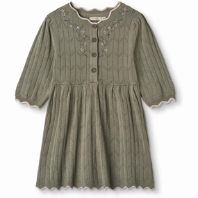 Fliink Vertiver Sunny Embroidered 3/4 Dress Slim-fit