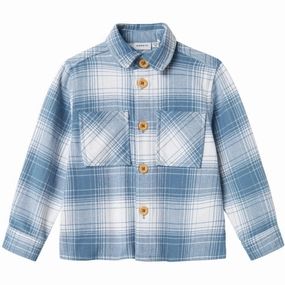 Name It Spring Lake Disimon Oversize Shirt Hidden Placket Weekend Outing