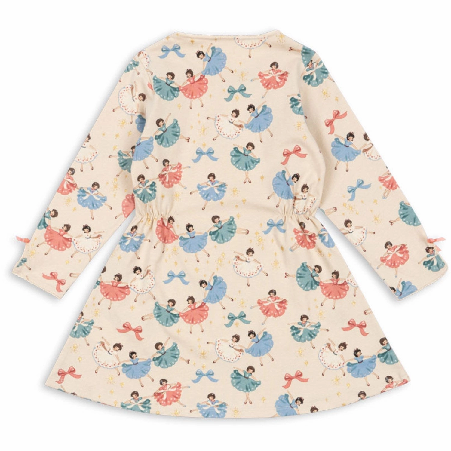 Pure Vibes Garden Fresh Konges Sl?jd Bow Ballerina Drey Dress Gots