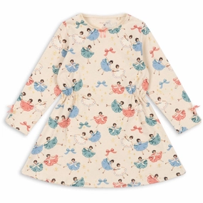 Relaxed Mood Beach Walk Konges Sl?jd Bow Ballerina Drey Dress Gots