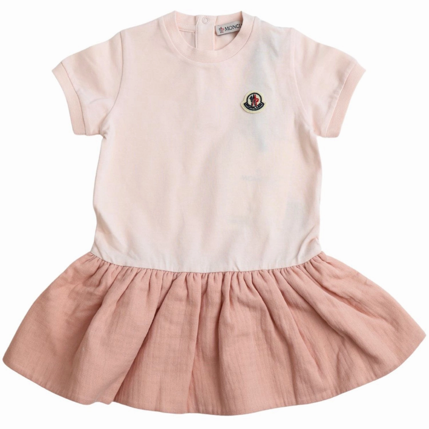 Moncler Light Pink Dress Printed-Lining Luxe Comfort