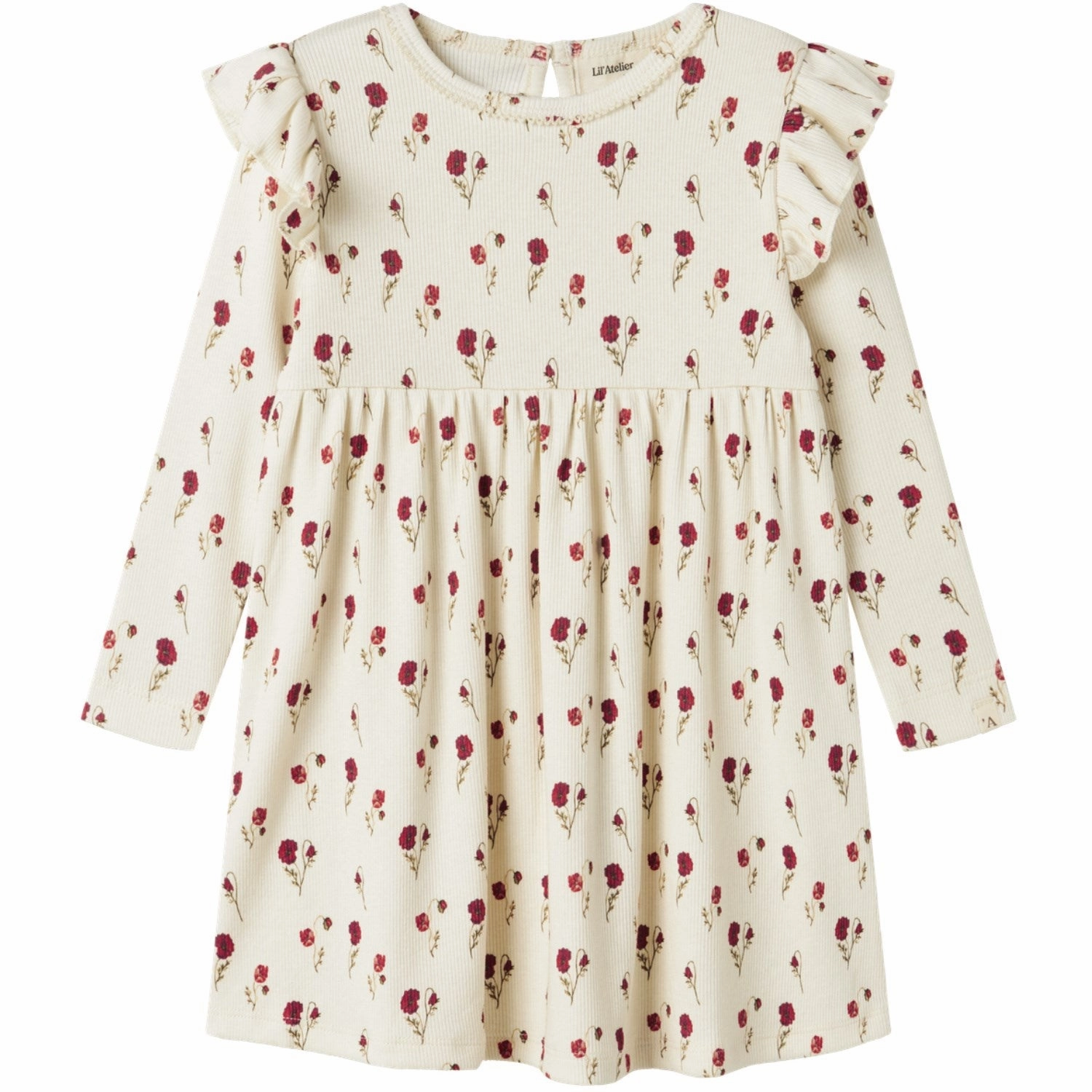 Chic Style Wear Lil'Atelier Turtledove Nmflavo Ekk Ls Dress Lil