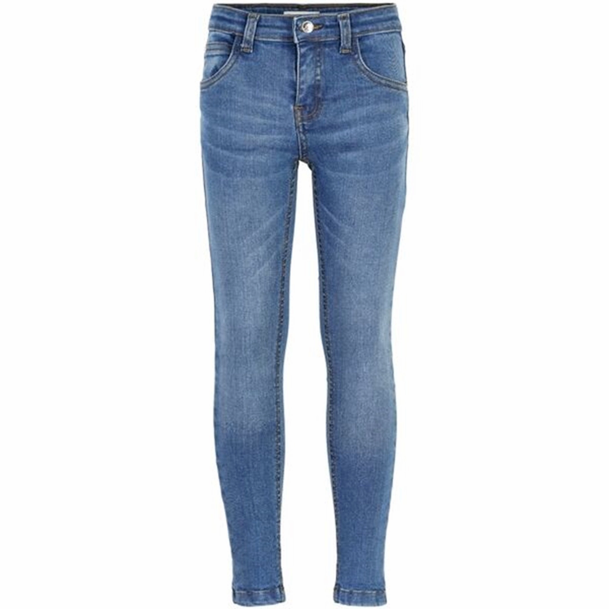 The New Oslo Super Slim Jeans Med Blue Reinforced Stitching Always Appropriate