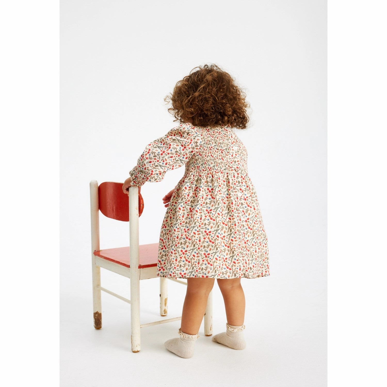Tailored Comfort Transitional Style THE NEW Siblings Angora Nature AOP Lyanra Dress