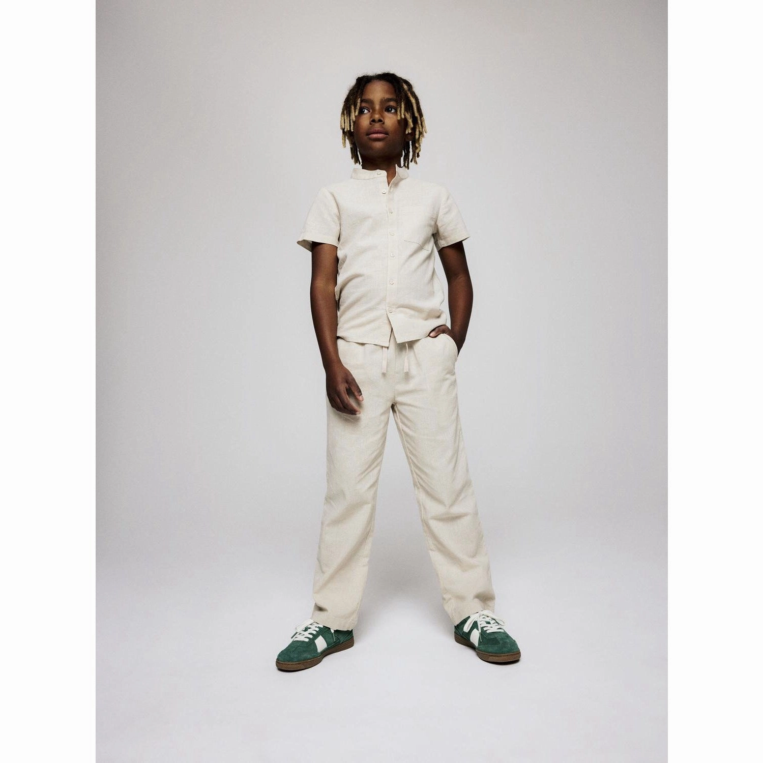 Autumn Look Minimalist Closure Name It Peyote Falinnen Shirt