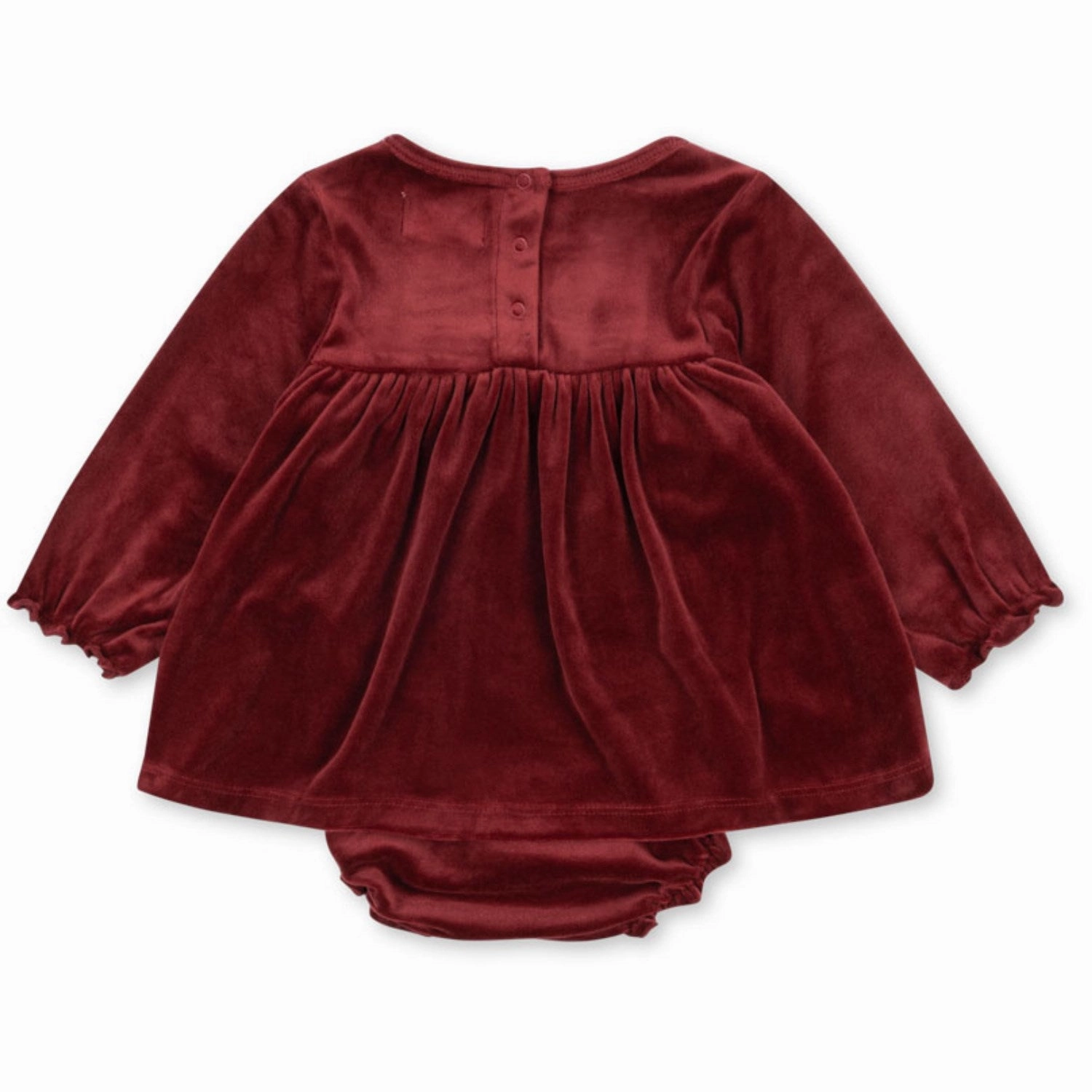 Easy Pairing Sporty Look Konges Sl?jd Red Dahlia Jingle Romper Dress Grs