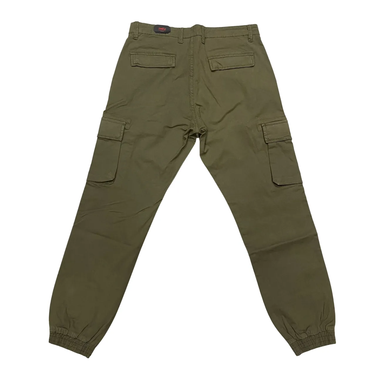 Trez pantalone da uomo con tasconi ed elastico al fondo Pipas-Cavt M45728 317 militare Non Clip Soft and Light