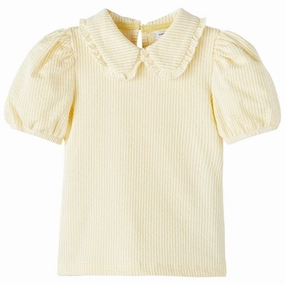 Name it Pineapple Slice Frejs Top Heavyweight Weave Tight Fit