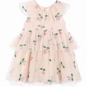 All-day Comfort Konges Sl?jd Ma Grande Cerise Pink Glitter Mili Glitter Dress