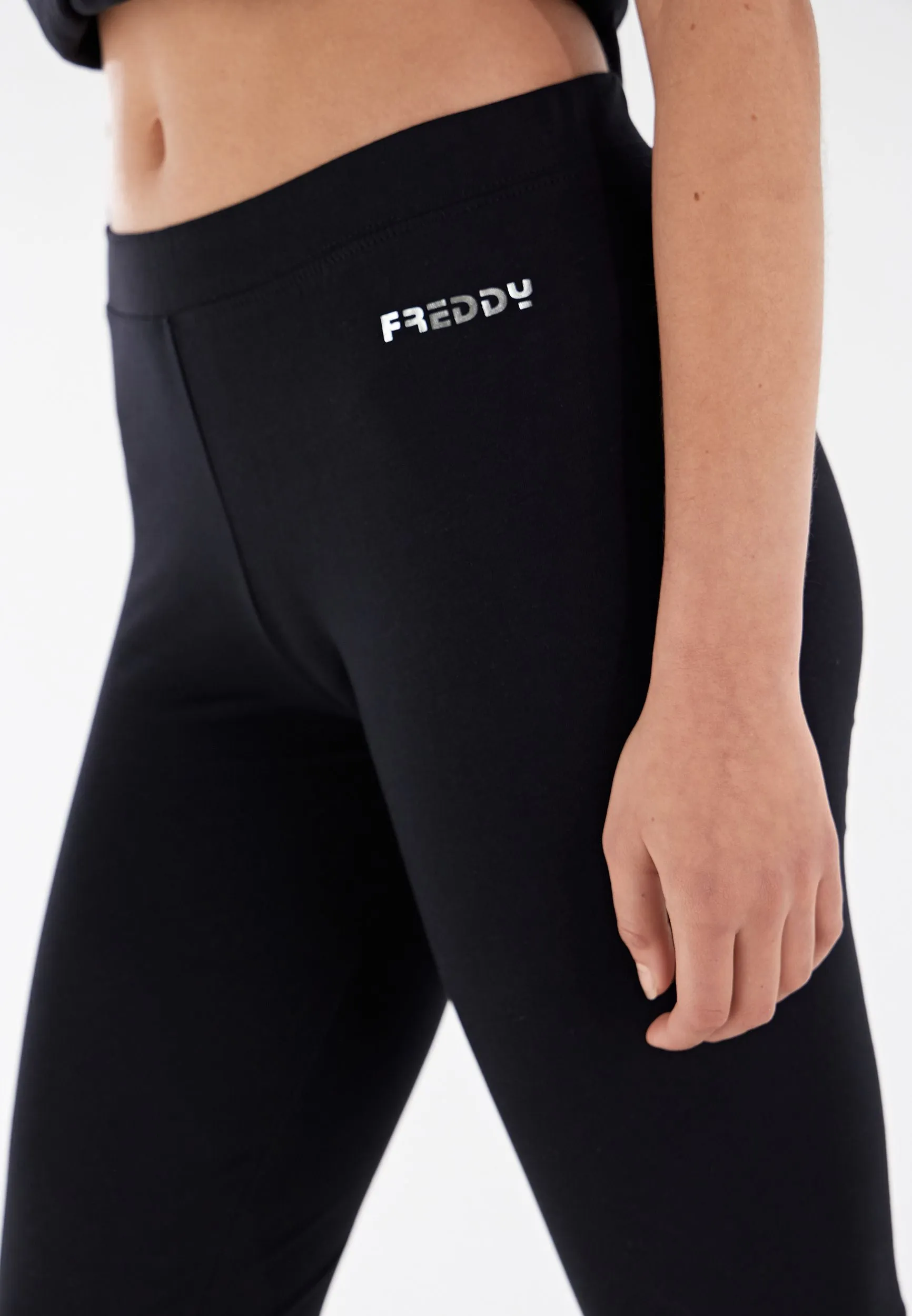 StretchMaterial Freddy Pantalone Corsaro da donna S3WBCP4 N black