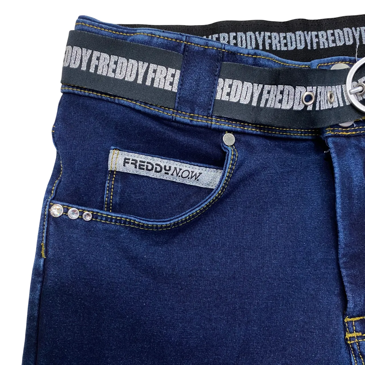 Outdoor Gear Compression Support Grid Freddy pantalone sportivo da donna NOW1MC002 J0Y blu scuro