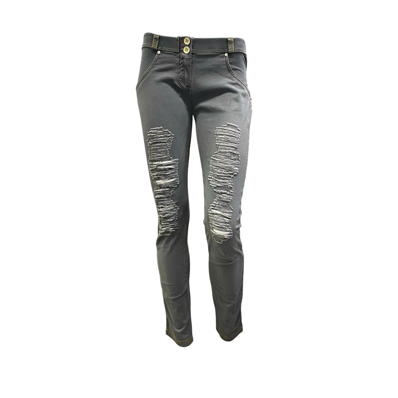 Freddy pantalone sportivo da donna WRUP1RH8E grigio Hypoallergenic Inner Lining