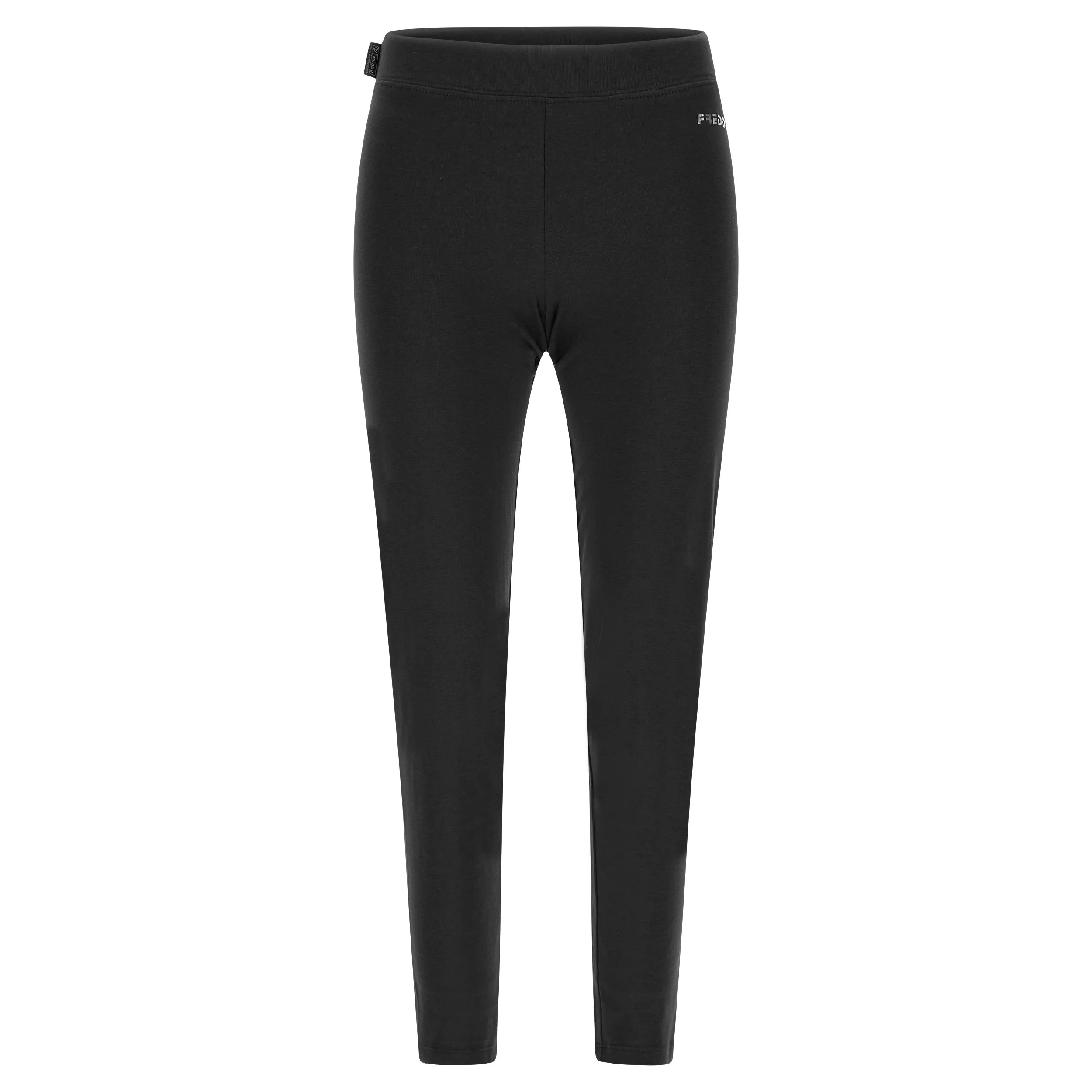 Freddy pantalone sportivo Leggings 7/8 con stampa argento S3WBCP5 N nero mask venue