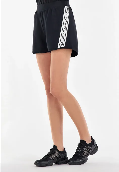 Freddy Short un felpa leggera elasticizzata con banda S2WMAP1 N black Compact Storage Pocket sweater