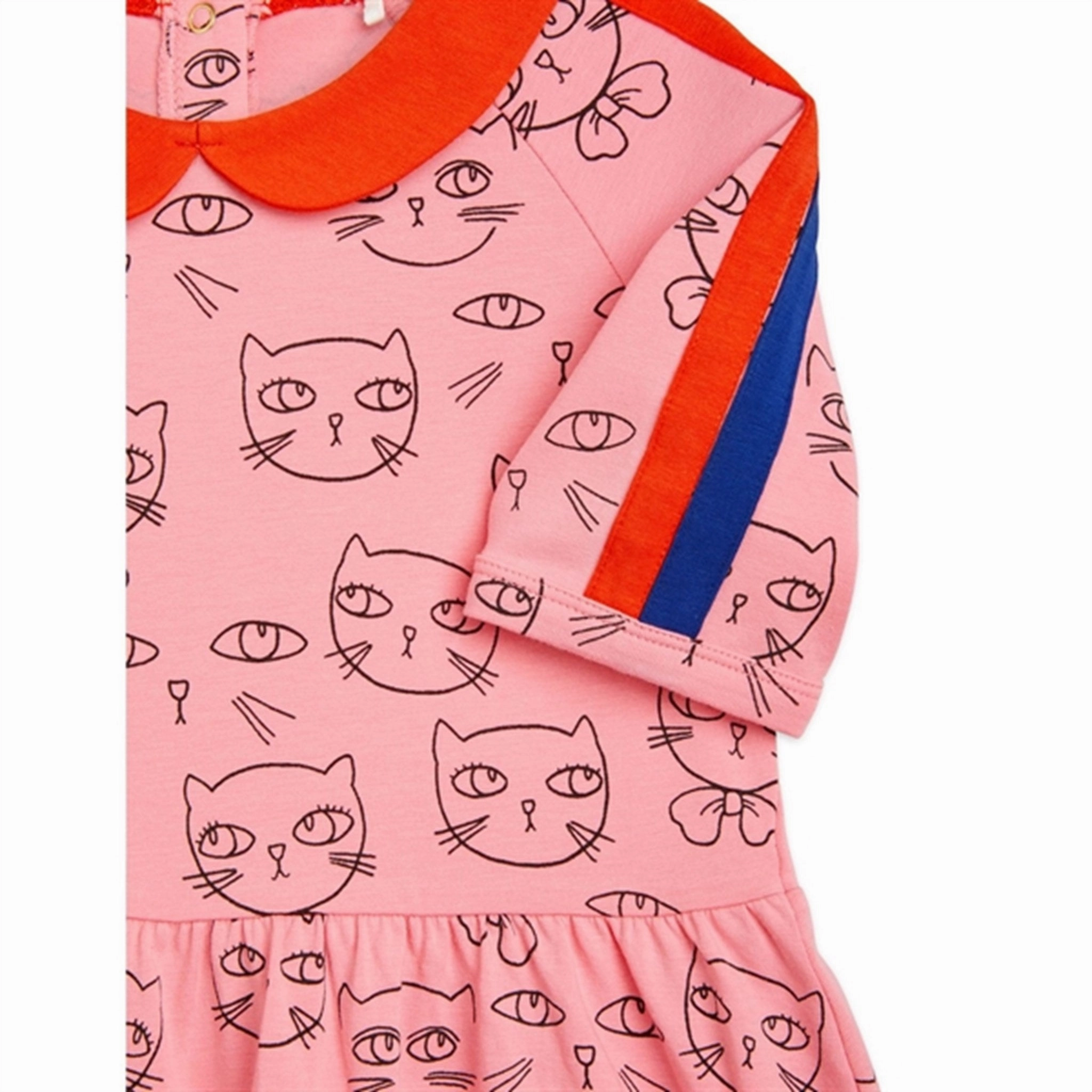 Tailored Wear Vibrant Hue Mini Rodini Pink Cathlethes Aop Dress