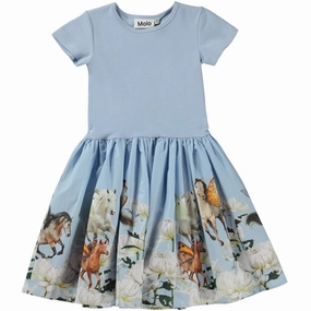 Elegant Layering Molo Out in the Blue Cissa Dress