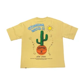 Sporty and Cool Starter maglietta manica corta da uomo in cotone 74055 pietra