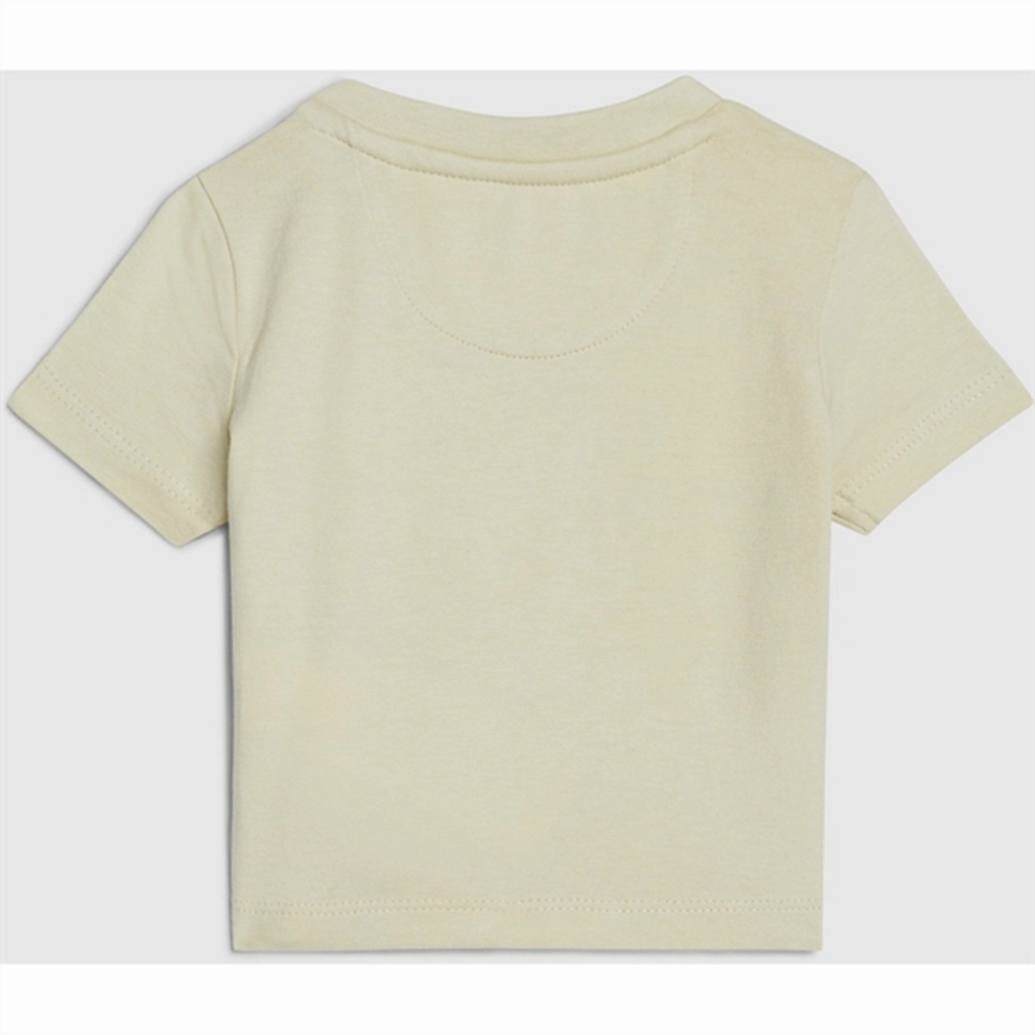 Distressed Hem Finish Plus size confidence Calvin Klein Monogram T-Shirt Green Haze