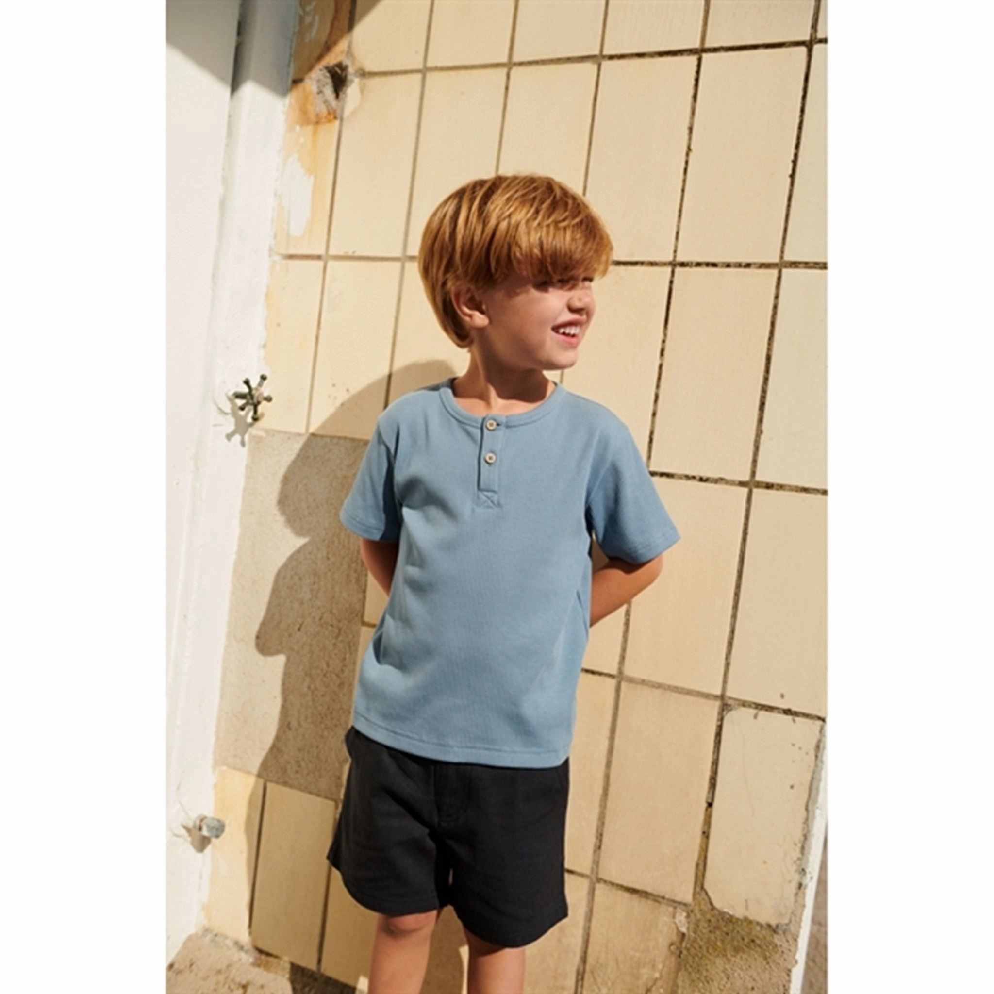 Wheat Blue T-shirt Lumi Summer Casual