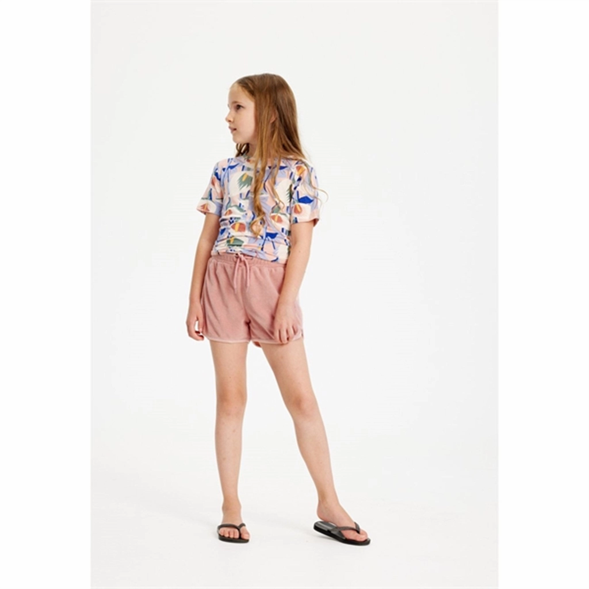 Fit For All Day THE NEW Peach Beige Flower AOP Gwyneth T-shirt