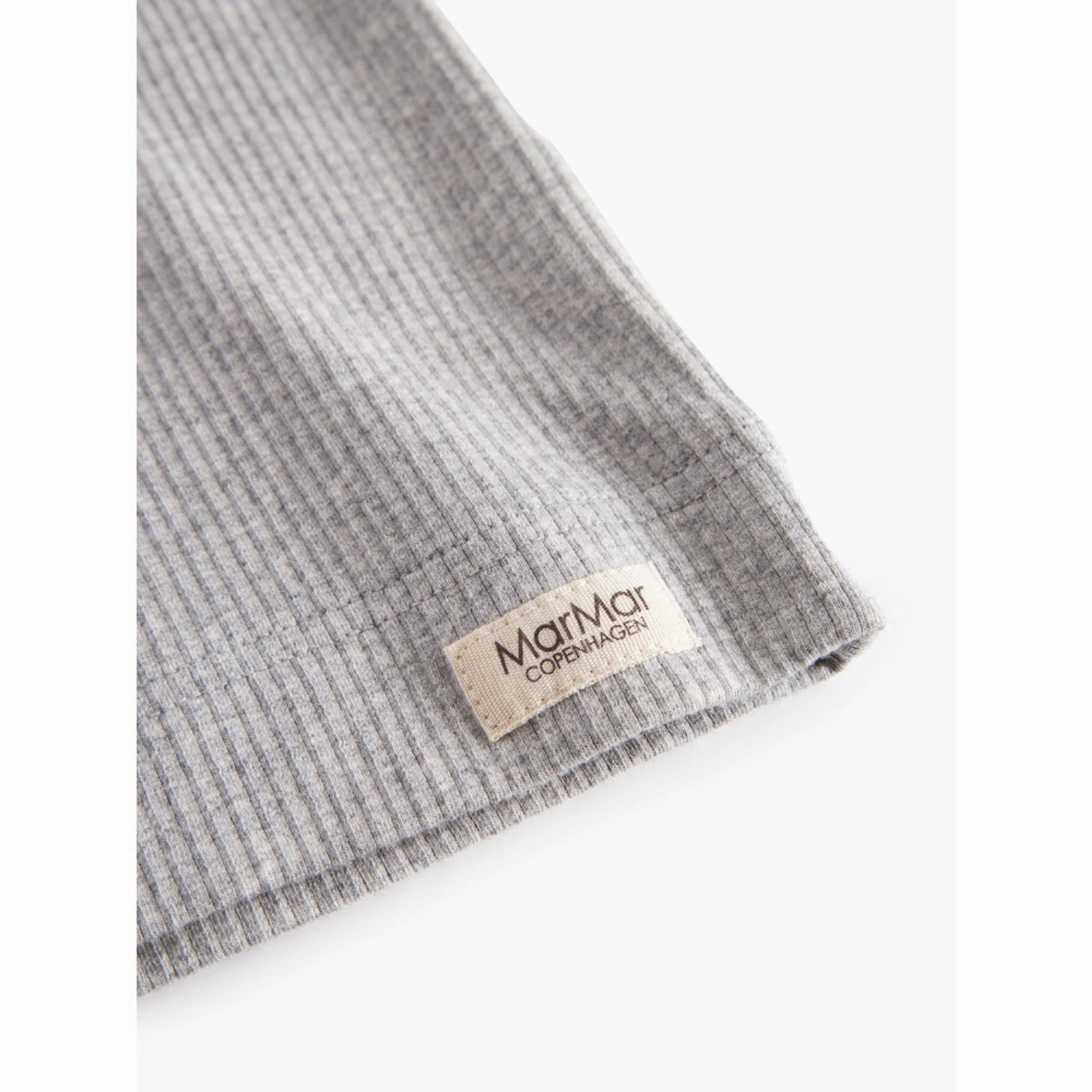 Collared formality MarMar Modal Melange Light Grey Melange T-shirt