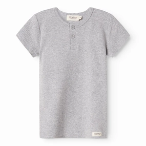 MarMar Modal Melange Light Grey Melange T-shirt skinny but not tight