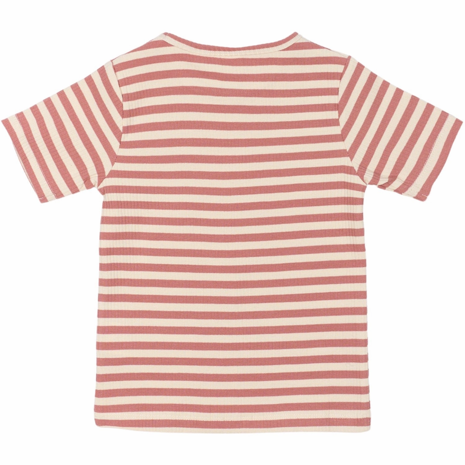 Weekend Smart Look THE NEW Siblings Old Rose Striped Fro Uni T-Shirt