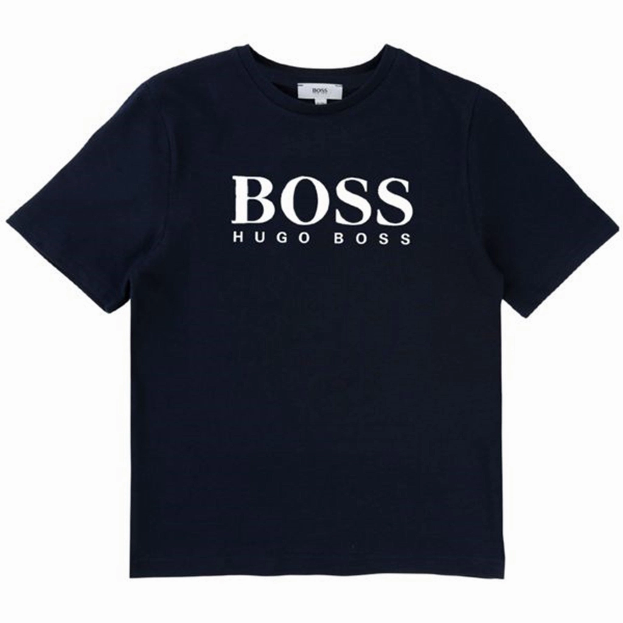 Hugo Boss Boy Short Sleeves Tee-shirt Navy Sports Outfit college