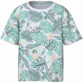 Soft and Stylish Lightweight Weave Name It Bright White Valmas Regular T-Shirt