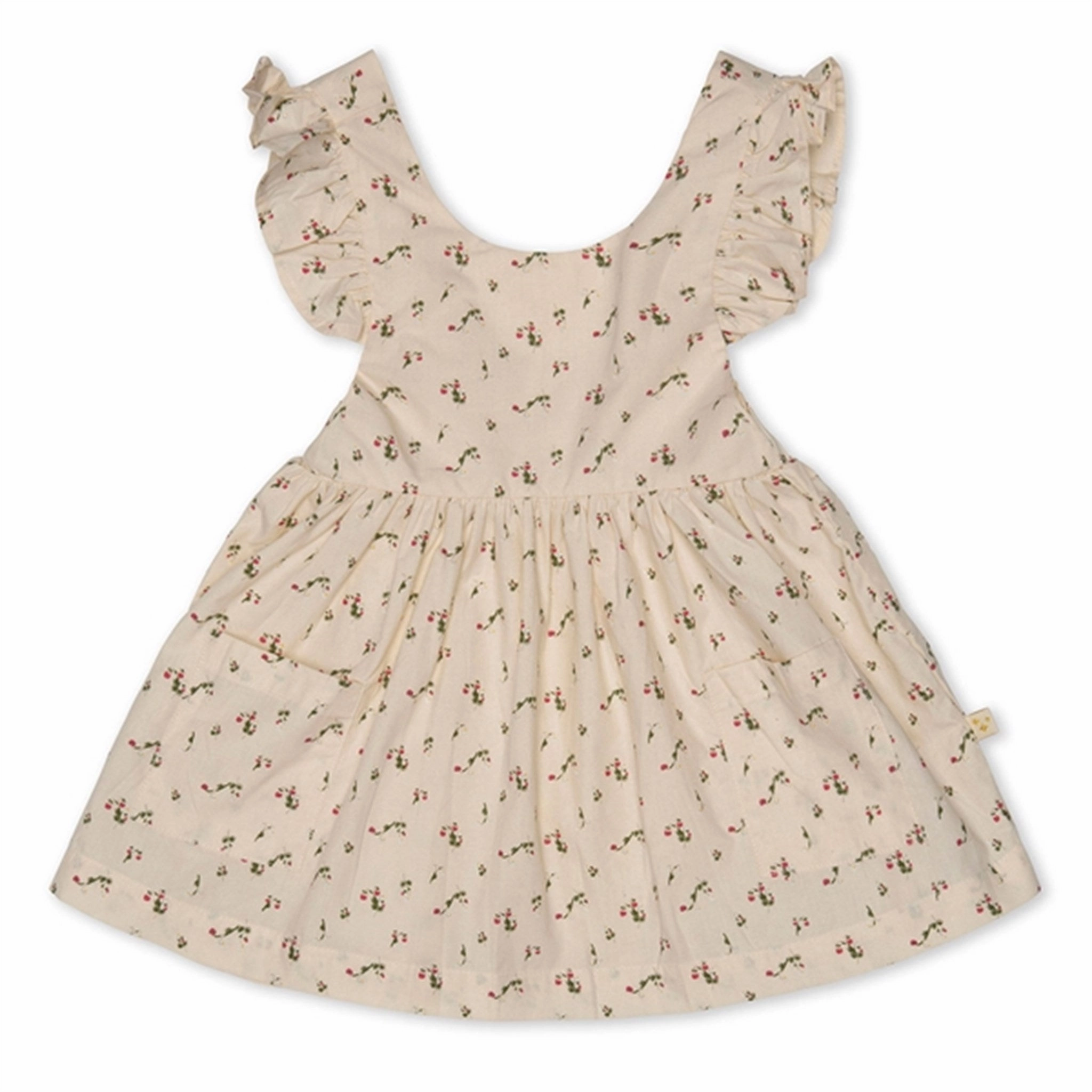 Fold-Over-Detail Elegant Charm That's Mine Wild Berries Chana Dress