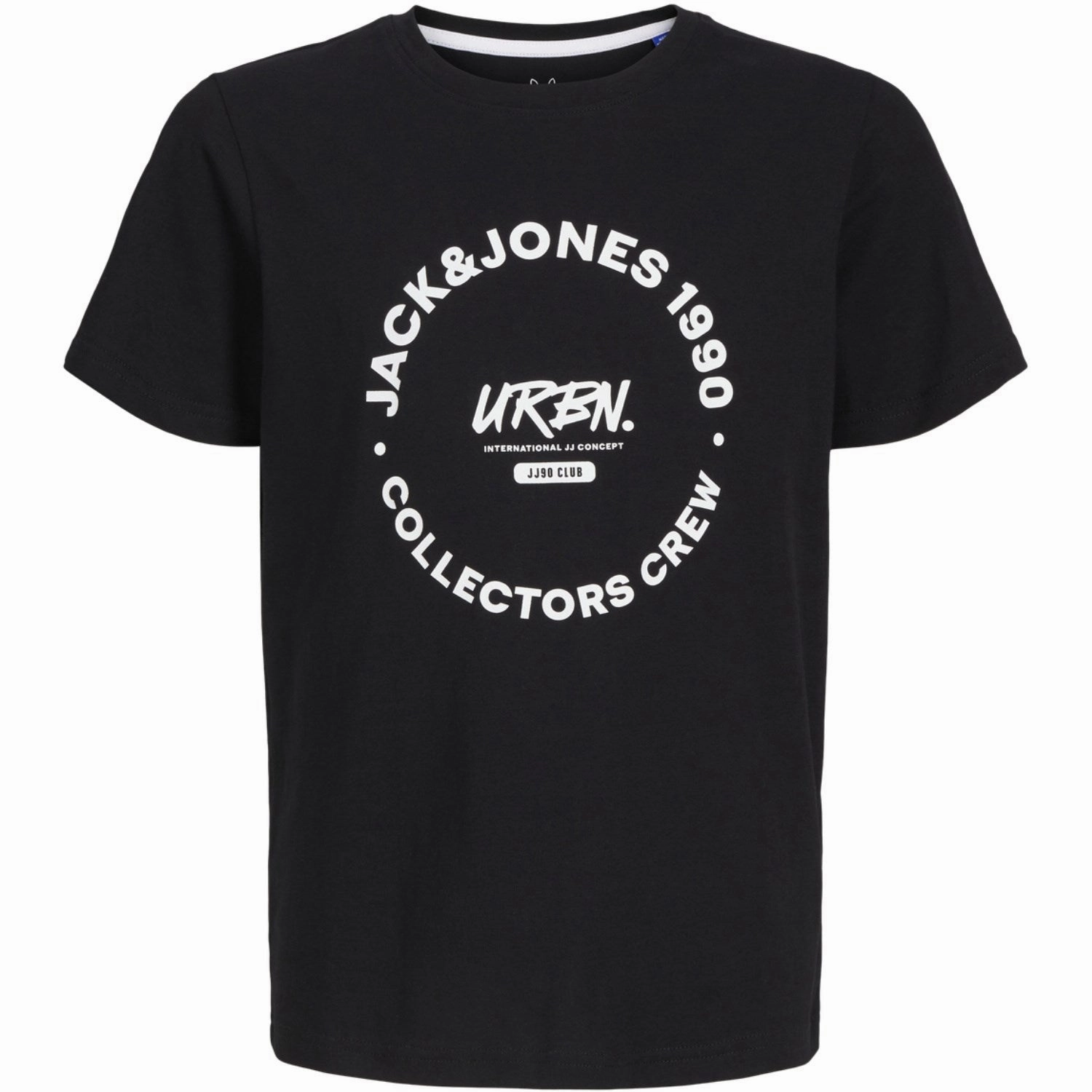 Urban Streetwear Timeless casual wear Jack & Jones Junior Black Simon T-Shirt Crew Neck