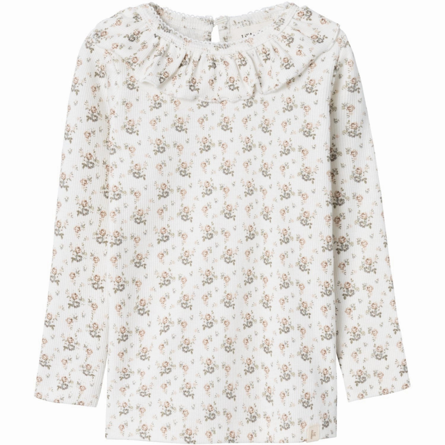 Lil'Atelier Coconut Milk Gago Kni Slim Blouse Tear Resistant Reinforcement