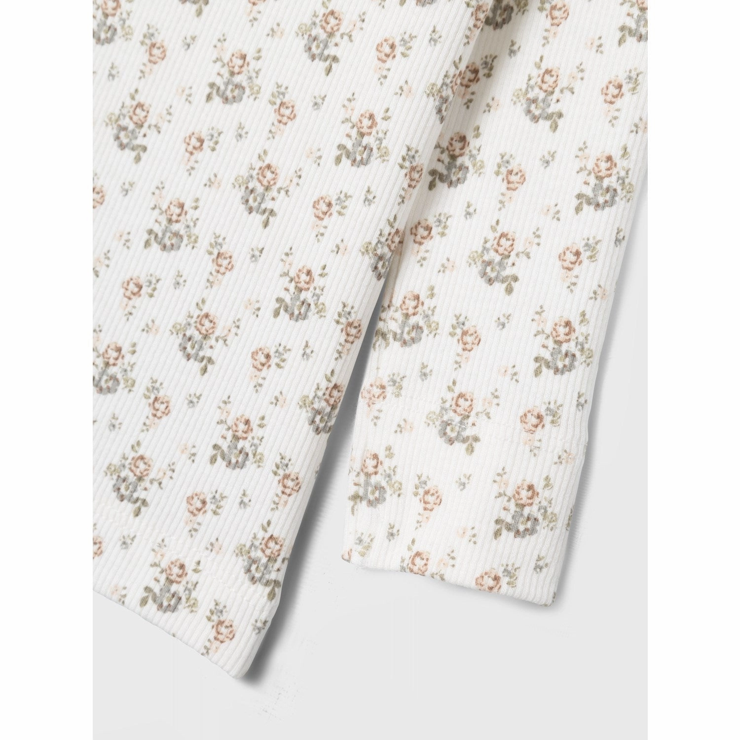 Lil'Atelier Coconut Milk Gago Kni Slim Blouse Designer Look Bold Prints