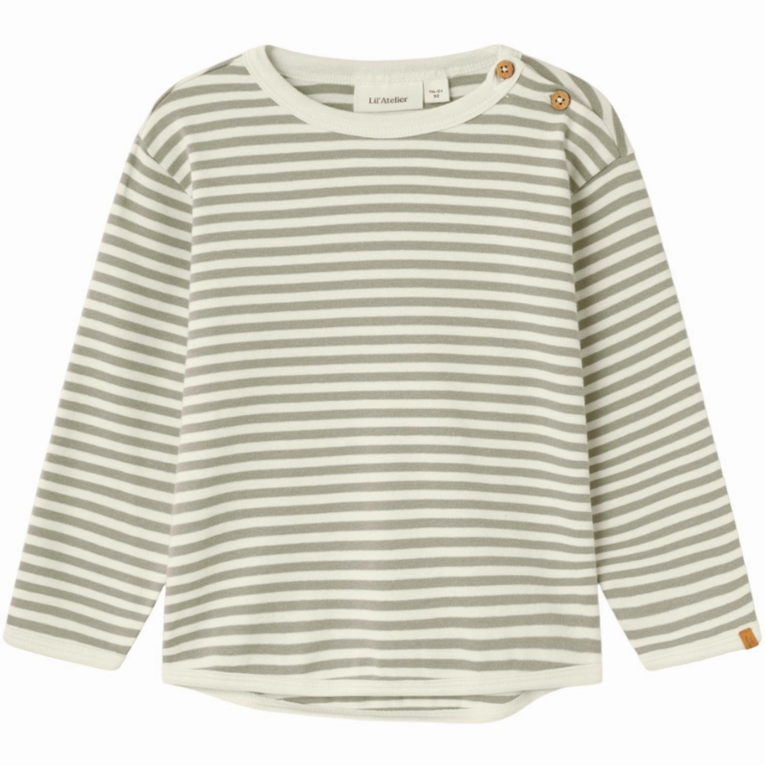 Standalone Option Lil'Atelier Moss Gray Geo Fon Blouse