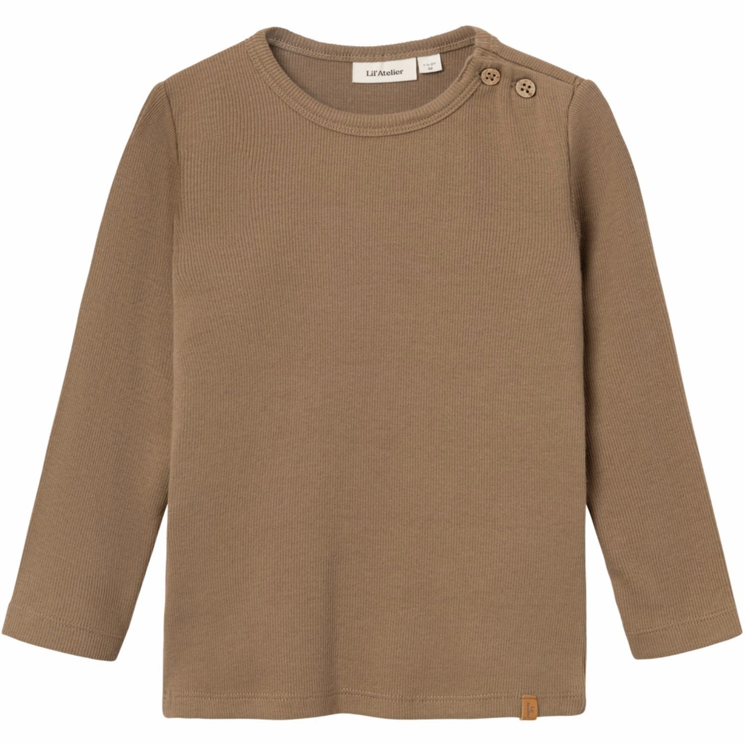 Lil'Atelier Sepia Tint Halli Slim Blouse Soft touch finish Wrinkle Free Care