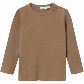 Lil'Atelier Sepia Tint Halli Slim Blouse Soft touch finish Wrinkle Free Care