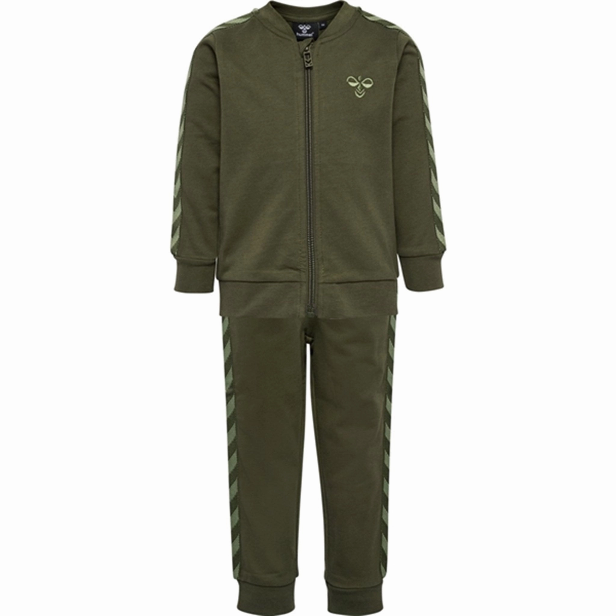 Hummel Olive Night Bille Tracksuit shooting range