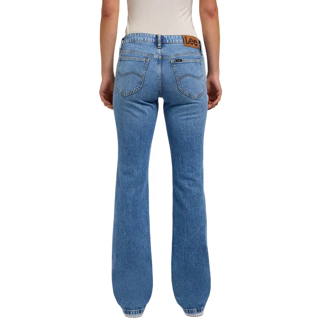 DurableBartack Lee Jessica Jeans a Zampa Donna 112349550 | Denim Flare Chiaro