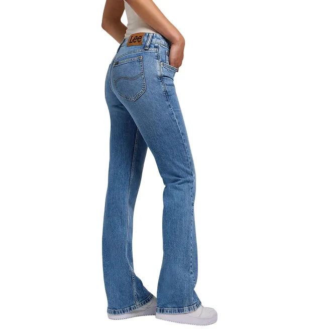 Lee Jessica Jeans a Zampa Donna 112349550 | Denim Flare Chiaro Flexible Knees