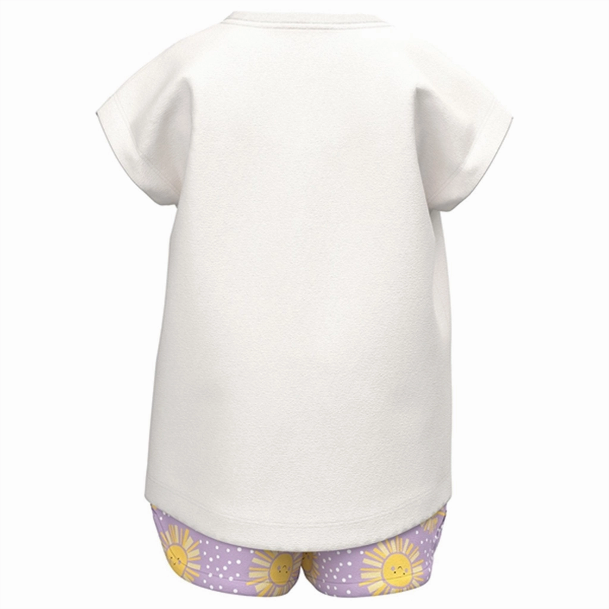 Cooling Mesh Lining Name it White Alyssum Vigea T-Shirt Set
