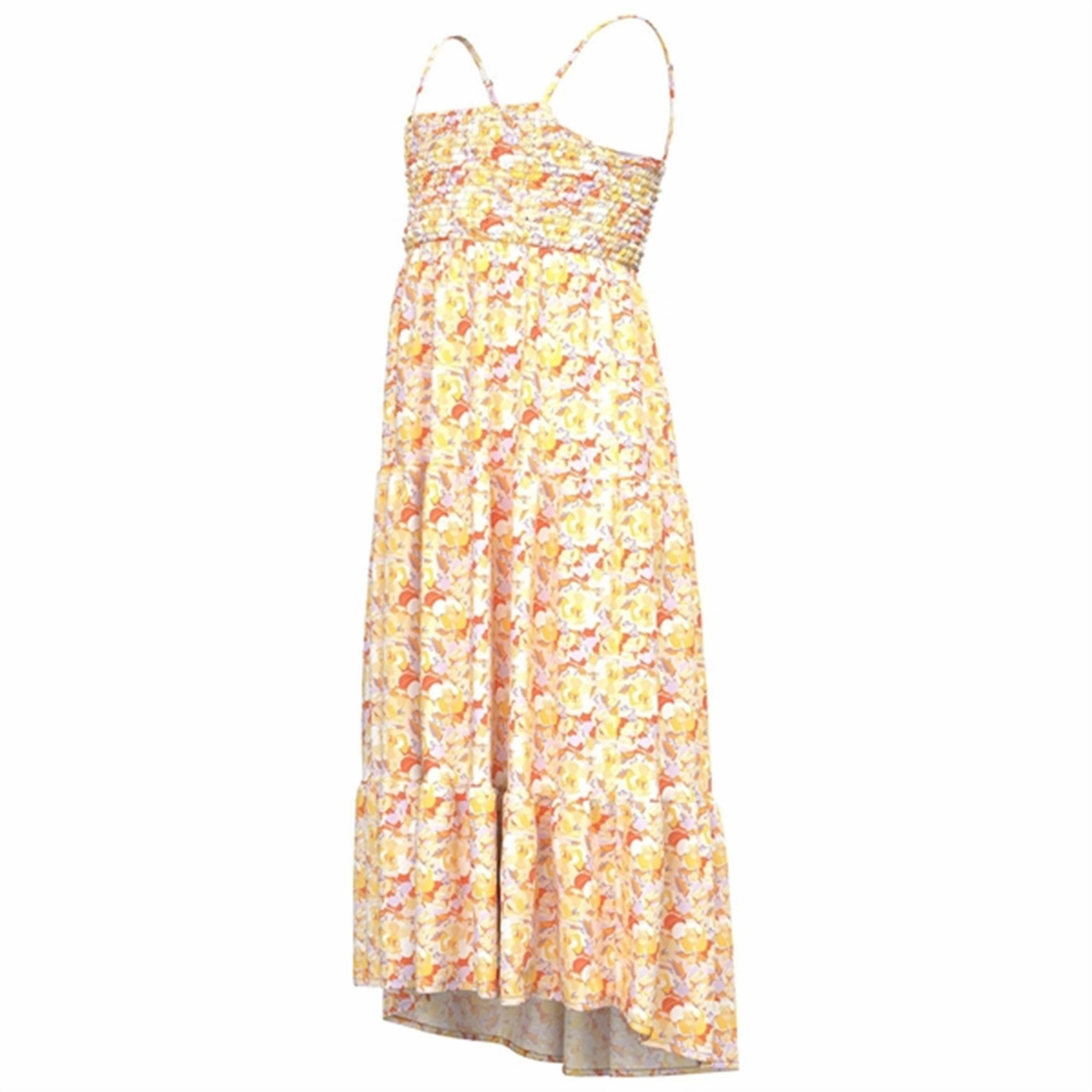 Name it Cr??me De P??che Vinaya Strap Maxi Dress Glossy Fabric