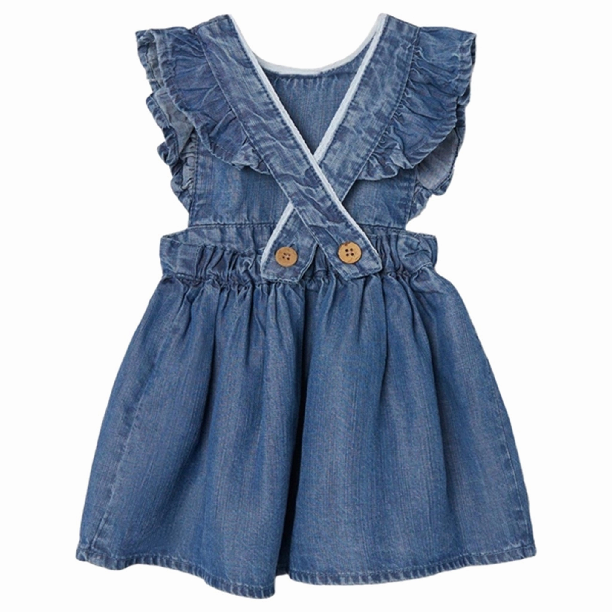 Name it Medium Blue Denim Dana Denim Dress Flattering Cut